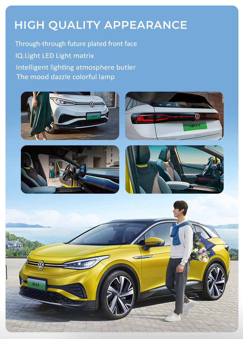 Volkswagen Id 4 Crozz VW Electric Car Long Range Electric Vehicle Fast 0.67h