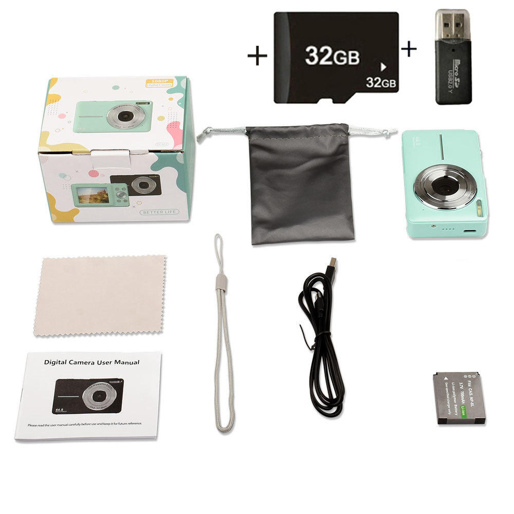 Carefully Selected Cross-border CCD Camera Retro Style for Students, 64.0million pixel 4K High-definition WiFi Digital Camera g
