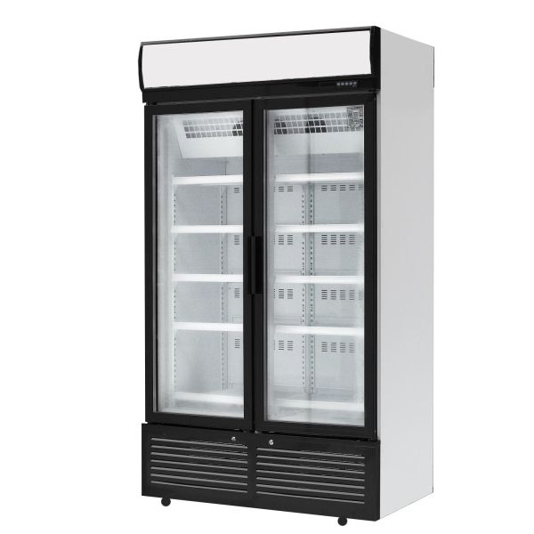 640L коммерческий дисплей холодильник многоразовые стеклянные двери дисплей холодильник