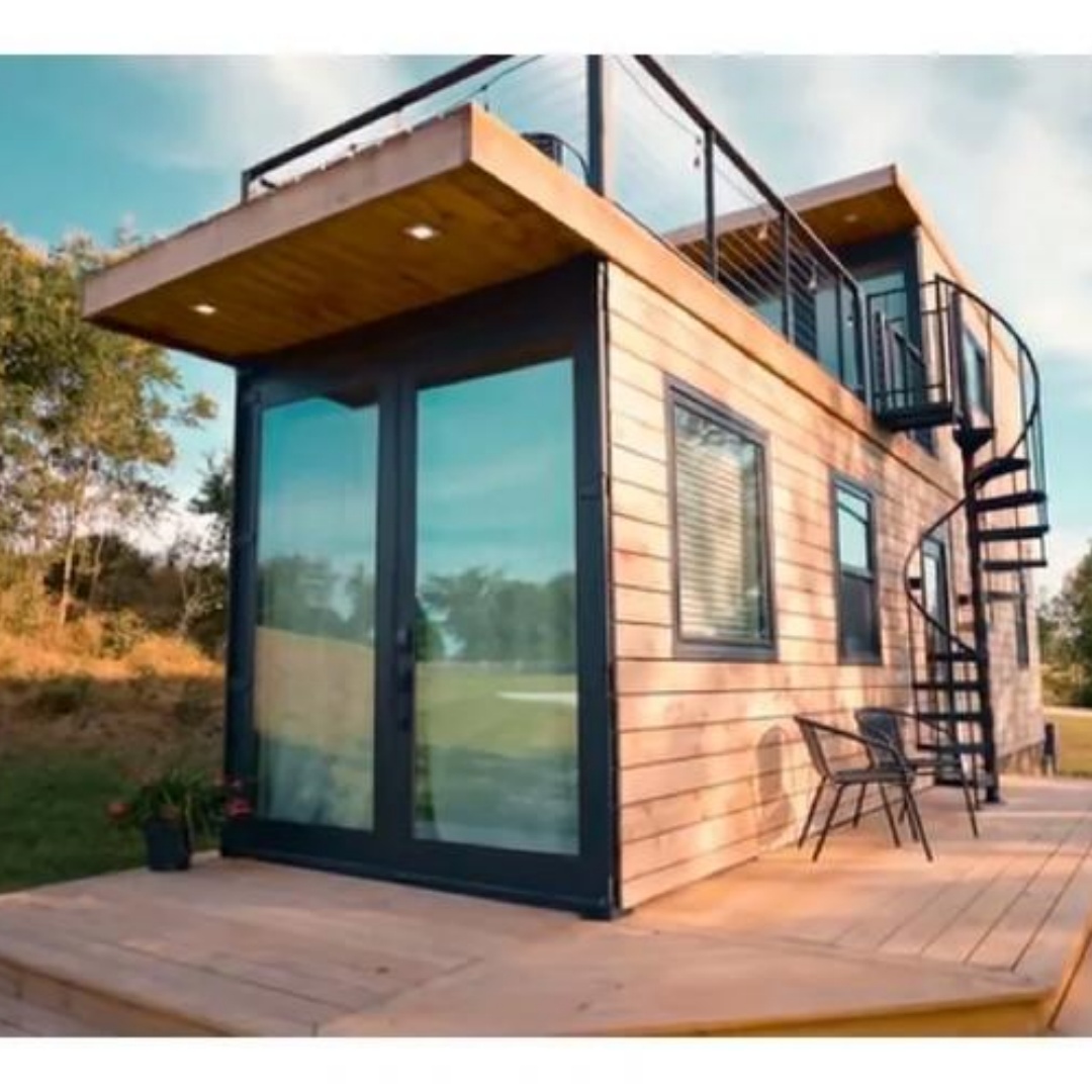 Customised Prefabricated Mobile Office Steel Container Room for Outdoor Flat Pack Container Sandwich Panel for House