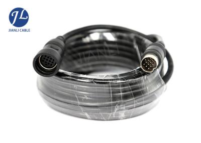 13 Pin Din Backup Camera Extension Cable With Male to Female Electrical Plug