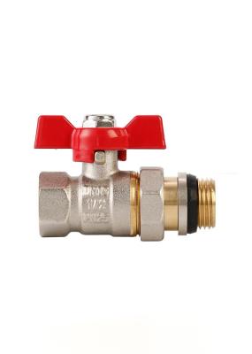 DN15-DN100 Brass Ball Valve CW617N Forged Technics Heat Resistance