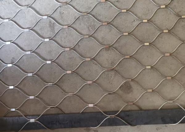 Weather Resistant High Strength Flexible Structure Aviary Rope Netting Stainless Steel Wire Rope Mesh