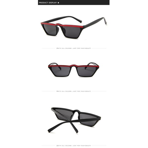 Men Women Trend Small Box Cool Cat Eye Glasses Outdoor Catwalk Travel Sunshade