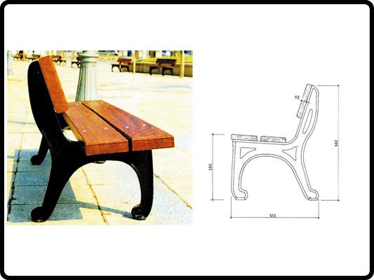 Pernas de banco de parque de ferro fundido de qualidade superior personalizadas para móveis de jardim de rua ao ar livre