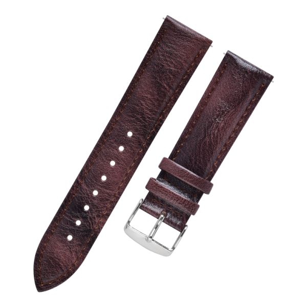 Retro-style Patent Leather Watch Straps-OEM
