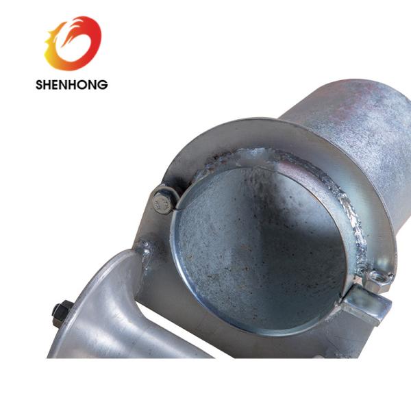 Aluminum Steel Bellmouths Cable Ground Roller Tube diameter 80mm for Tube Entrance