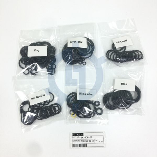 HITACHI Excavator Repair Kit ZX350H-5G Control Valve Seal Kit for Excavator Repair Seal Kit