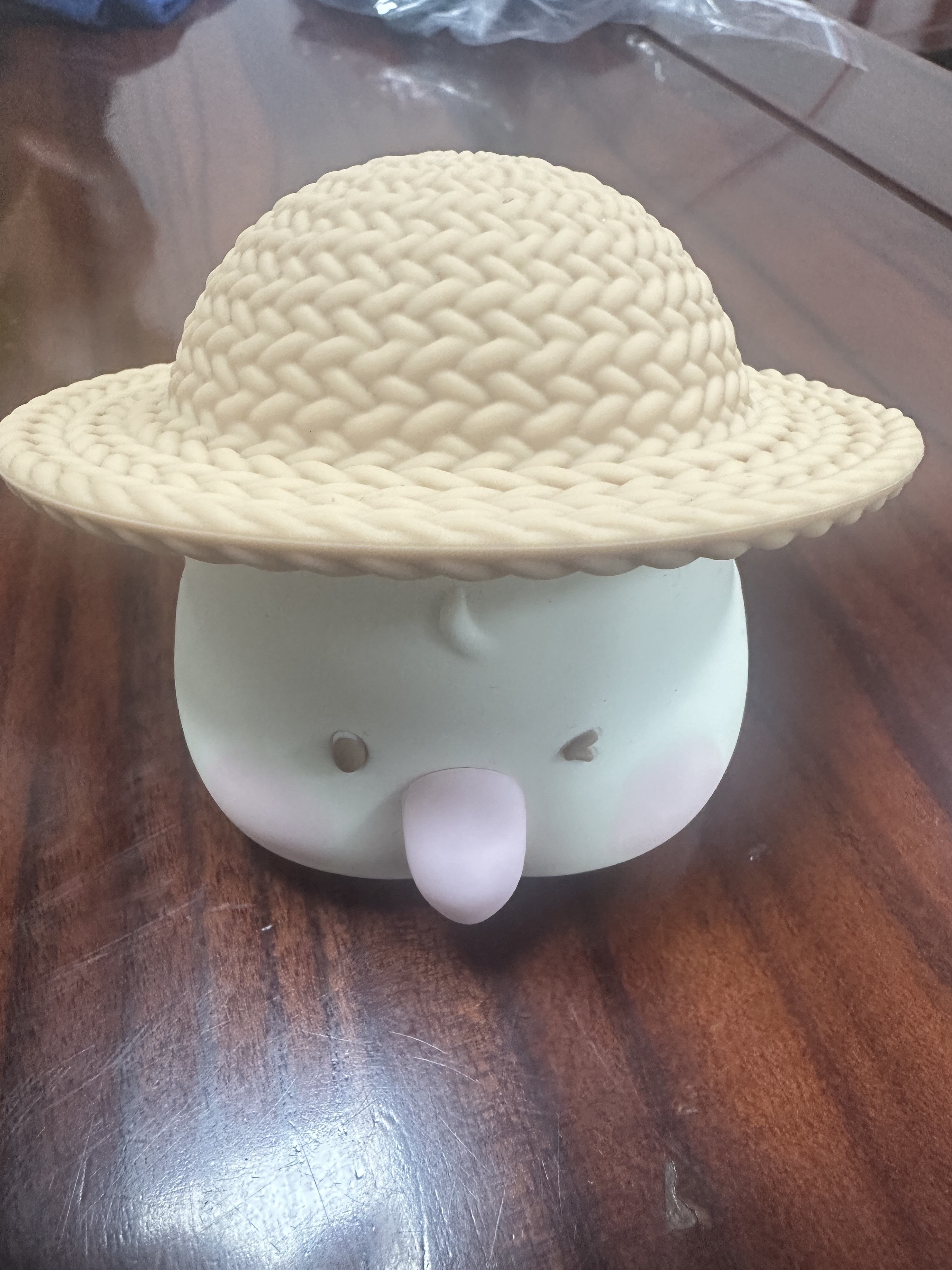 ODM Silicone Woven Texture Hat Ornament, Bottle Lid Decoration