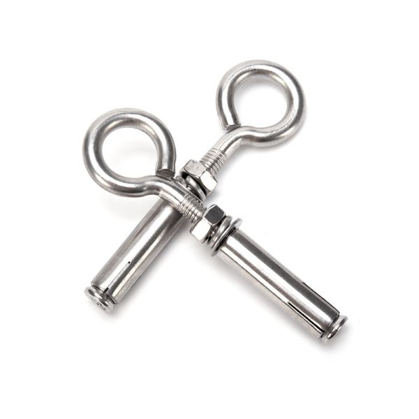 316 Stainless Steel Welded Eye Bolt for Rigging Hardware from Round Head Measurement System INCH Size 1.6 m