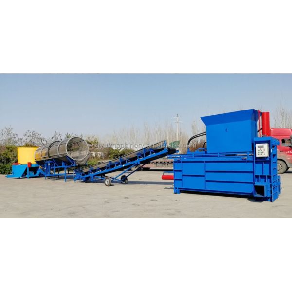 Max. Capacity 80-120pcs /h Alfalfa Hay Horizontal Hydraulic Press for Corn Silage Compress