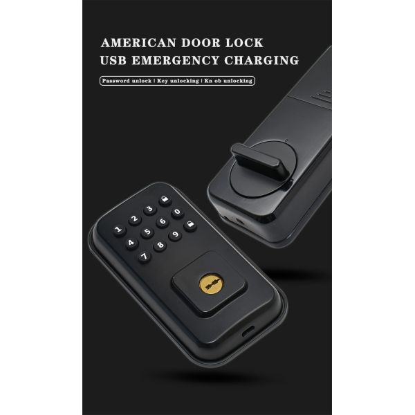Secure Your Door with Battery-Powered Digital Smart Lock and TTlock Tuya WiFi App