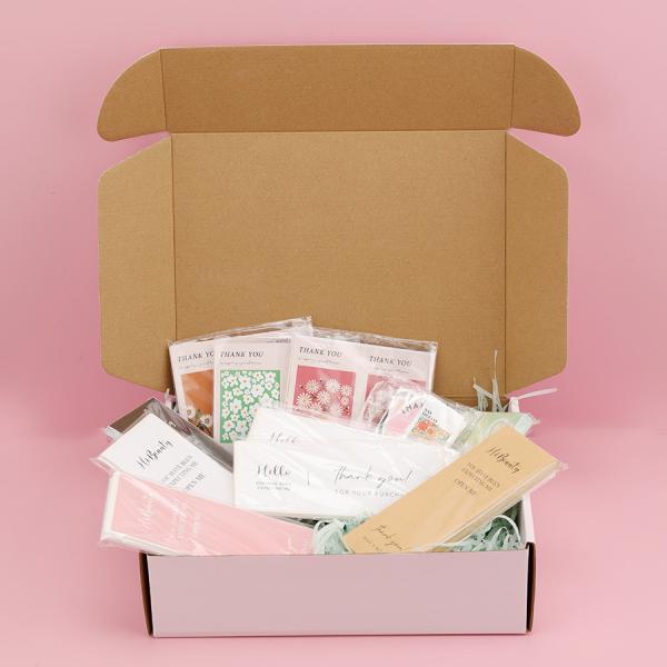 Waterproof Paper Rectangle Thank You Stickers Gift Decoration Packaging Seal Stickers