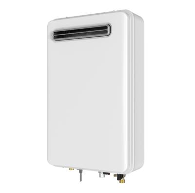 Weatherproof Exterior Gas Water Heater 16L Tankless With Copper Heat Exchanger
