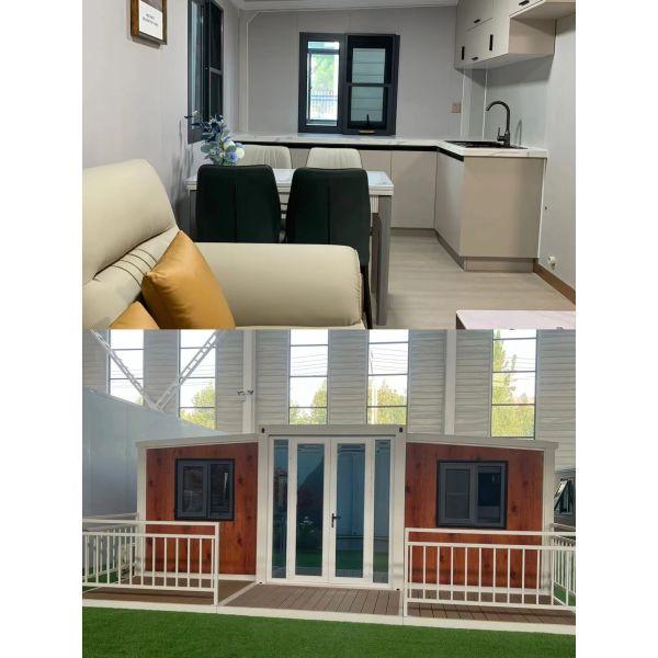 Container préfabriqué de design moderne maison pour salon chambre à coucher cuisine bureau garage vente