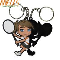 Soft Multicolour PVC Key Chain Any Size 2D/3D  Stand Out LOGO