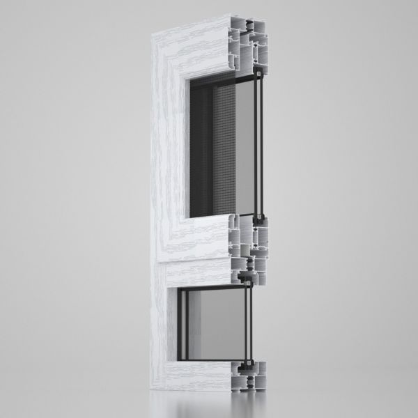 Алюминиевая дверь T5 профилирует белый порошок покрывая толщину 0.8mm