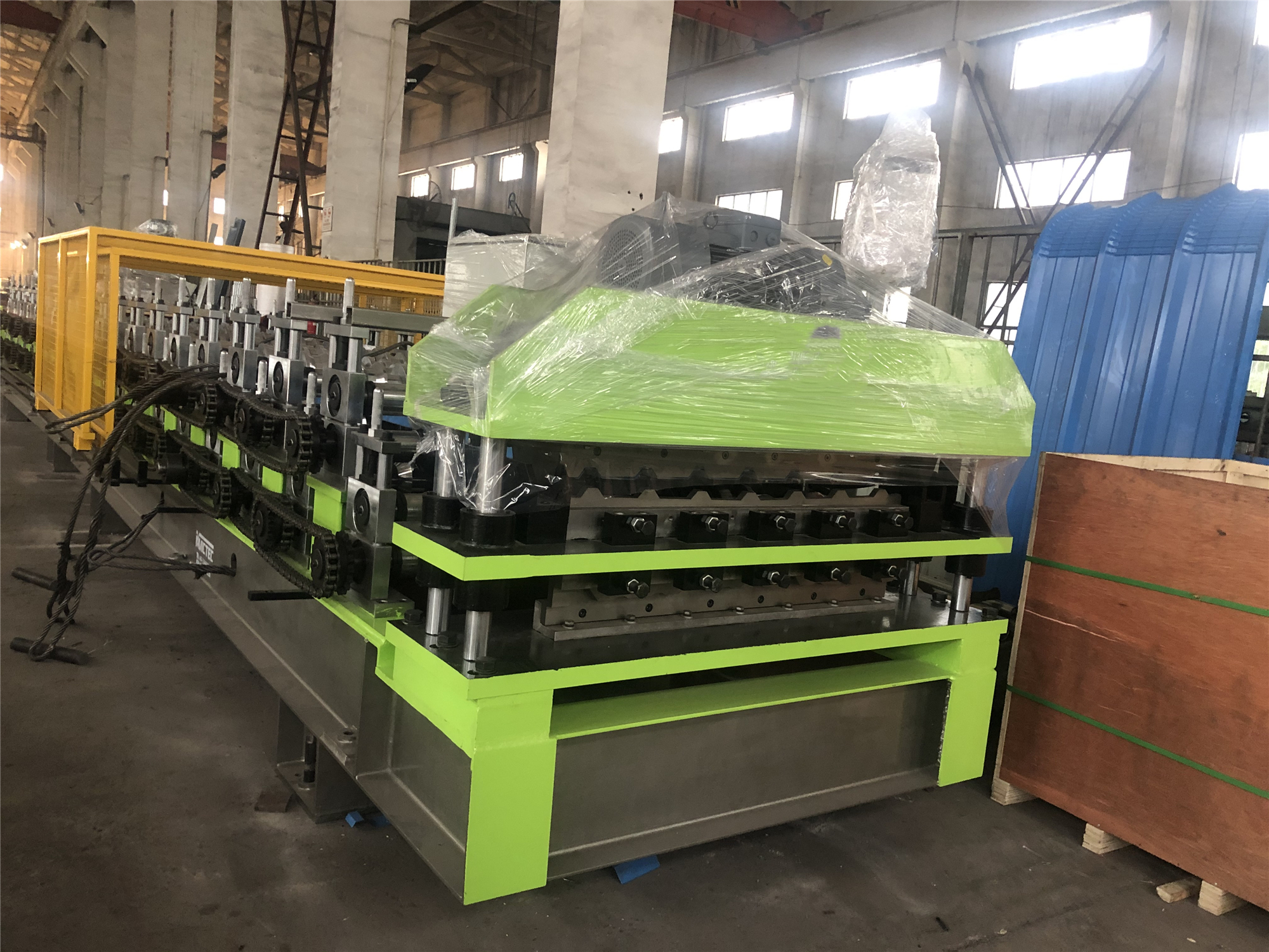 Гальванизированный крен Corrgudated 10m/Min Ibr катушек формируя машину