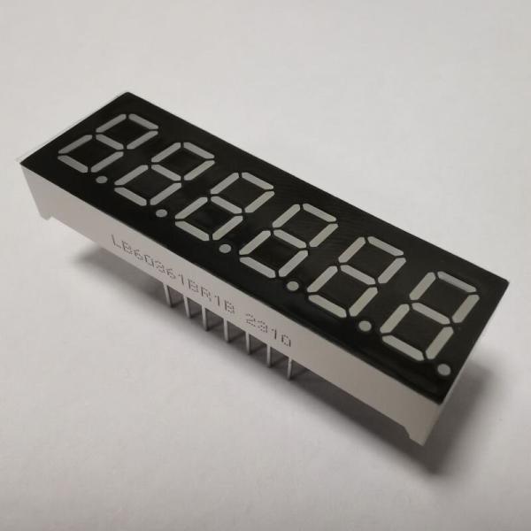 Pure Green 6-digit 0.36-inch 7 Segment LED Display, Widely Used for Instrument Panel