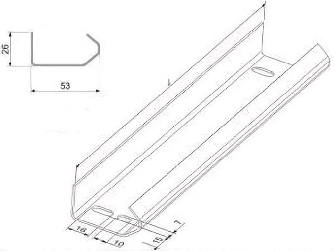 Garage Door System 1.5-2.0mm Thickness Galvanized Steel 1.5