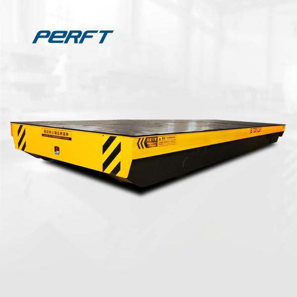 Electric Cable Railway Transport Battery Transfer Cart For Steel Pipe Handling