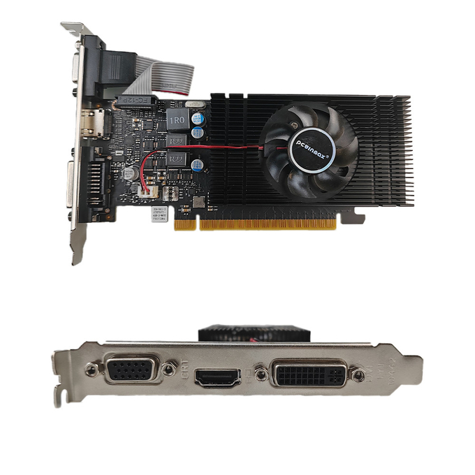 PCWINMAX GeForce GTX 750 Ti Графическая карта 2GB DDR5 128Bit PCI Express 3.0x16 DirectX 12 CUDA 640 GPU с одним вентилятором