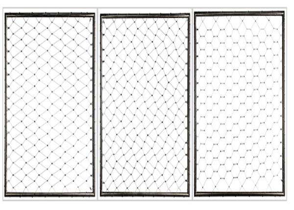 60mm*60mm Hole Size 3.0mm Wire Diameter Stainless Steel Rope Mesh For Safety Protection