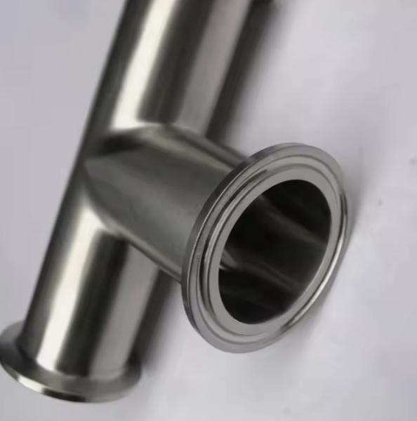 6K Finish SS 304 Tee 2mm To 32mm Stainless Steel Reducing Tee