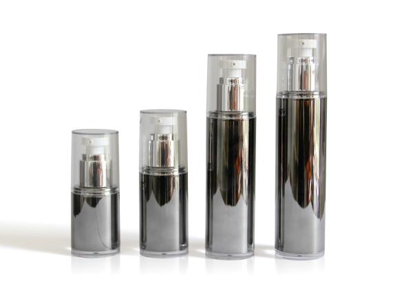 No Harmful Chemicals Airless Cosmetic Bottles Plastic Airless Bottle White