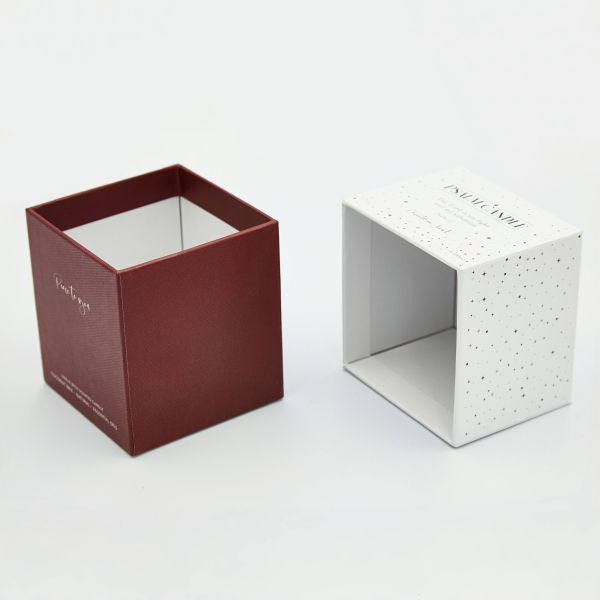 Custom Printing Design Skin Care Cosmetics Candle Jar Packaging Box Scented Candle Package Paper Box