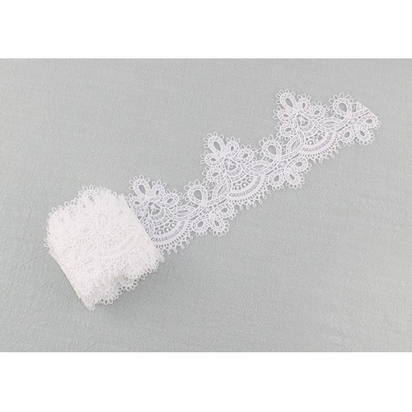 шнурок полиэстера шнурка ширины 6км расстворимый в воде для азо одежды освобождает