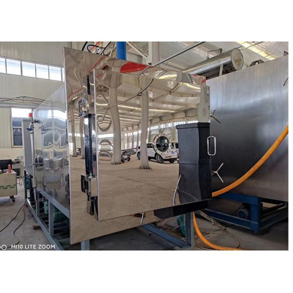 Industrial 100kg/Batch Food Vacuum Freeze Dryer With  Compressor