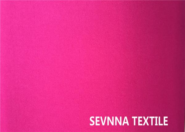 Plain Colors Nylon Swimwear Fabric , Beachwear Polyester Fabric For Swimwear