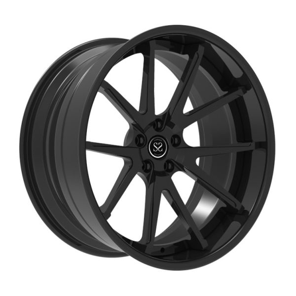 21x10 21x12 5x130 5x112 Wheels Staggered Satin Black Forged For CL63