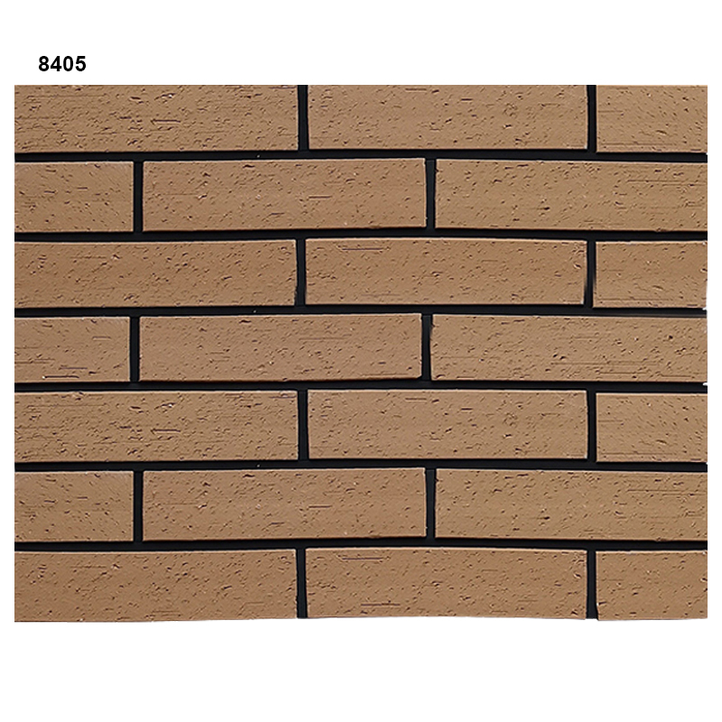 Textured Terracotta Brick Slips Eco-Friendly Clay Split Tiles Brick Tiles for Wall Cladding Interior and Exterior Facades