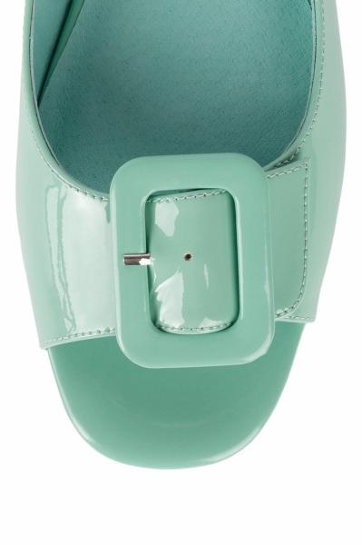 Janbal 60s High End Platform High Heels Sandal Vintage Style Mirror Skin