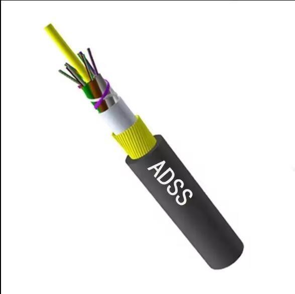 48 Core Adss Fiber Optic Cable Single Mode Fiber Optic Cable Armored China Fiber Optics Cable