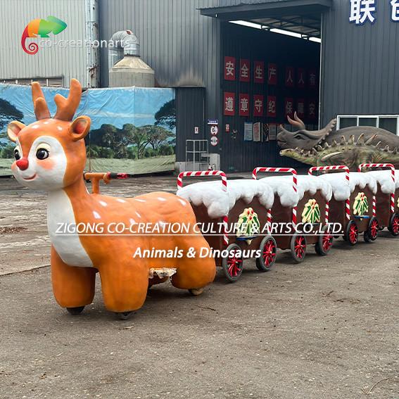 カスタマイズされたクリスマス鹿スクーター ショッピングセンターのためのアトラクション 遊び場アトラクション