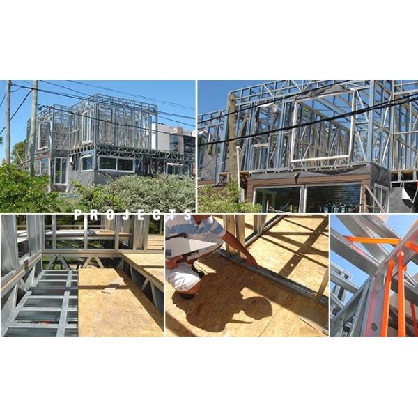 Дом железного каркаса роскошного модульного блока гостиницы Prefab светлый для прожития