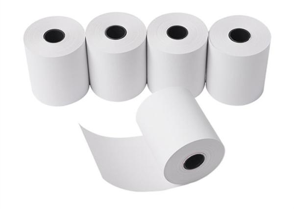 80mmx80mm ATM Machine 50gsm 13mm Core Thermal Printer Paper Roll