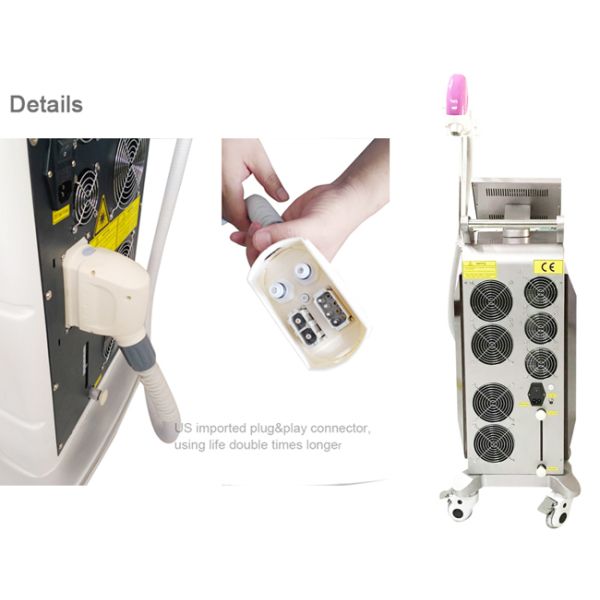 TUV Approved Laser Removal Equipment Alexandrite  For Women 2000W Peak Power