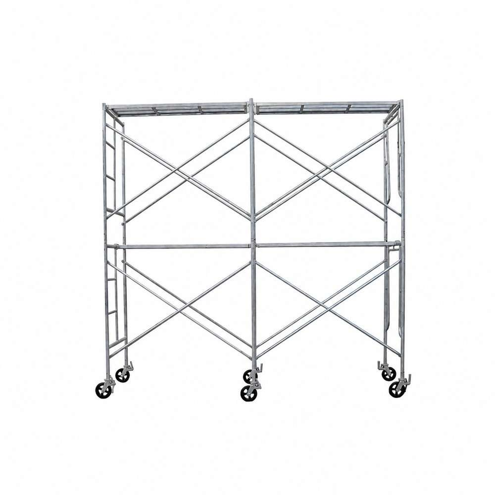 Quick Assembly H Frame Scaffold with Non-slip Surface and 250kg Load Capacity Mason Scaffold Set