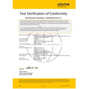 Cixi Speed Electrical Appliance Co., Ltd. Сертификации