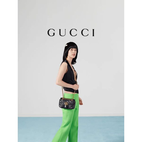 GG Marmont Shoulder Bag Marmont Matelassé Mini Bag Flap