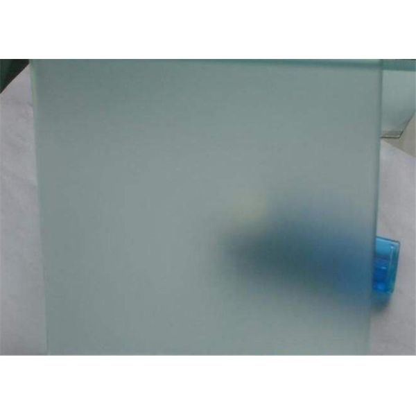 Customized Frosted Tempered Glass Panels 3mm - 19mm Thickness Translucent Frosted Glass