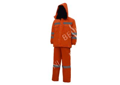 Eco Friendly Hi Vis Workwear Hoodies , Winter Safety Jackets Reflective No Pilling
