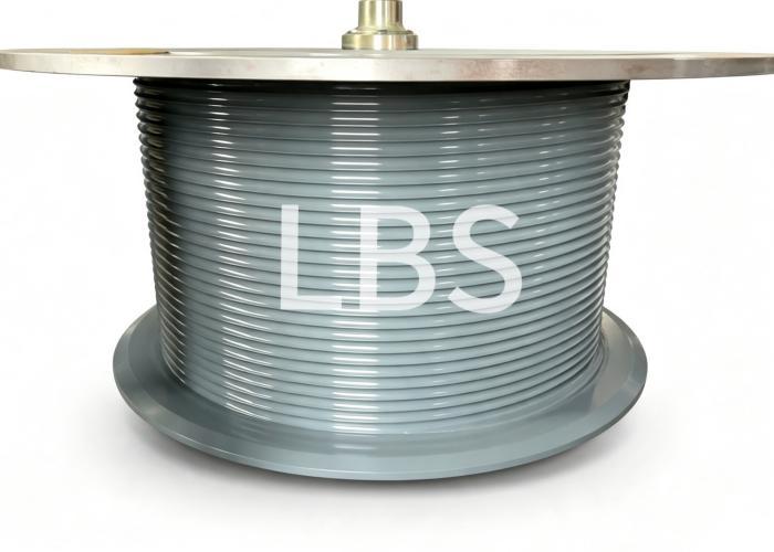 RIGHT-HAND 40° Carbon Steel Lebus Grooved Drum For Heavy Duty Lifting