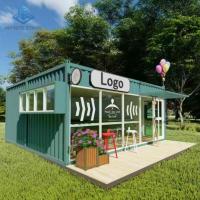 Container de 20 pieds 40 pieds Modifications Préfabriqué Luxe personnalisé Modulaire Home Cube Tiny House Boutique Supermarché