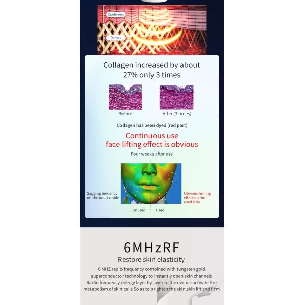 Portable Needle Free Mesotherapy Beauty Therapy Machine Anti Aging Skin Rejuvenation