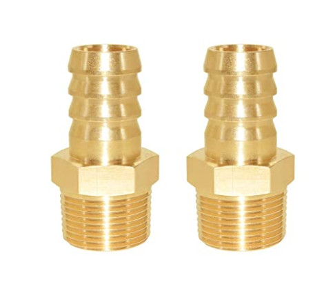 1 Barb X 1 Male Brass Hose Fitting
